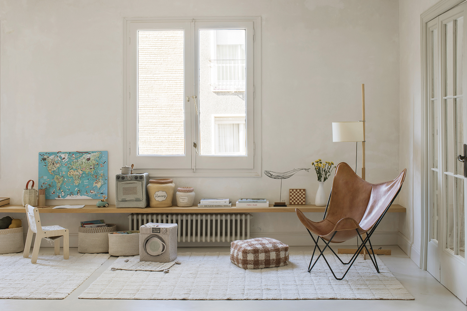 картинка Подушка-пуф Шахматы тоффи 20*40*40