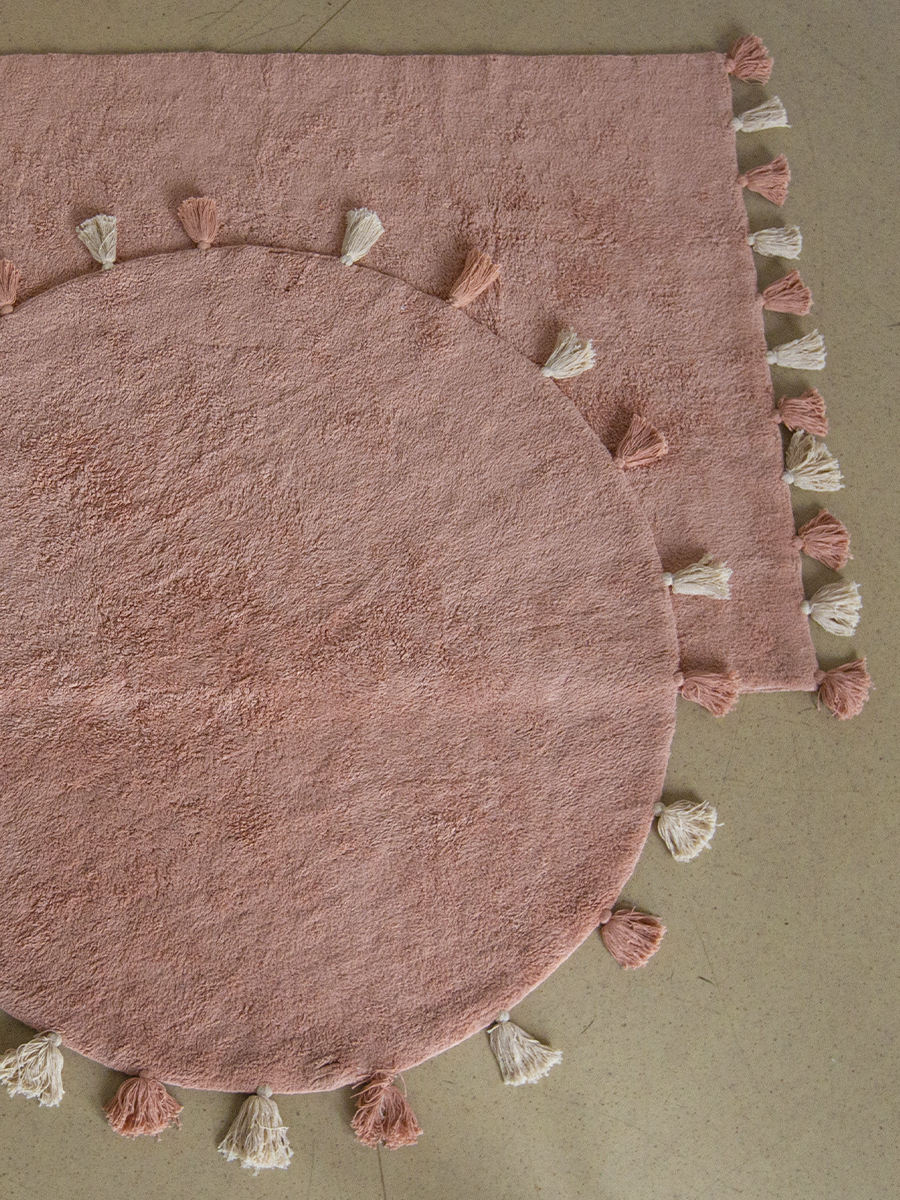 картинка Хлопковый ковер Lillaland COLORFUL PINK D140