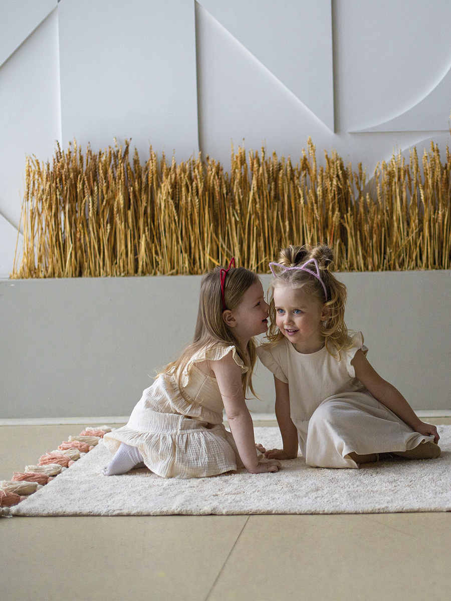 картинка Хлопковый ковер Lillaland COLORFUL WHITE PINK 120*180