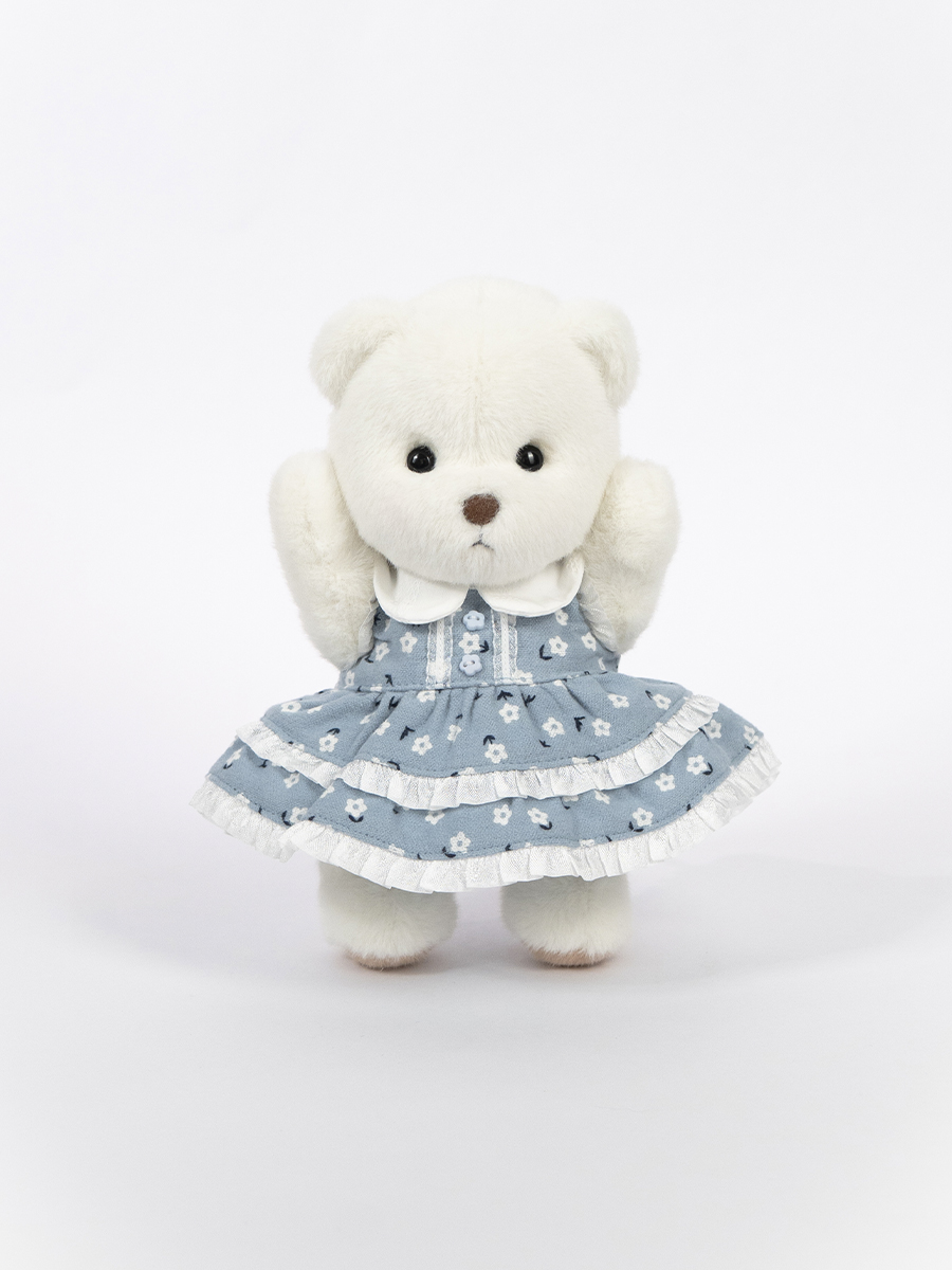 картинка Комплект "Синий цветочек" (платье и шортики) S