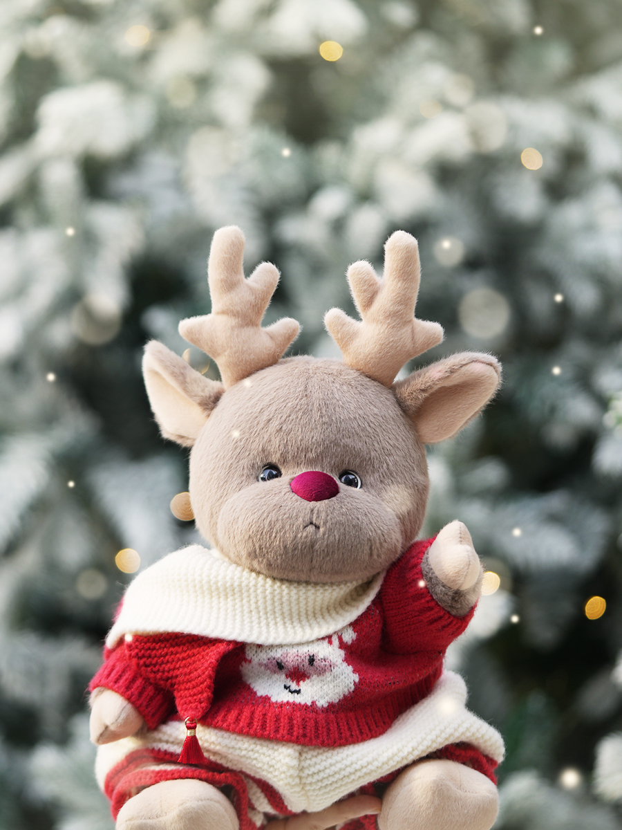 картинка Lina Олень со свитером M (±30 см)  