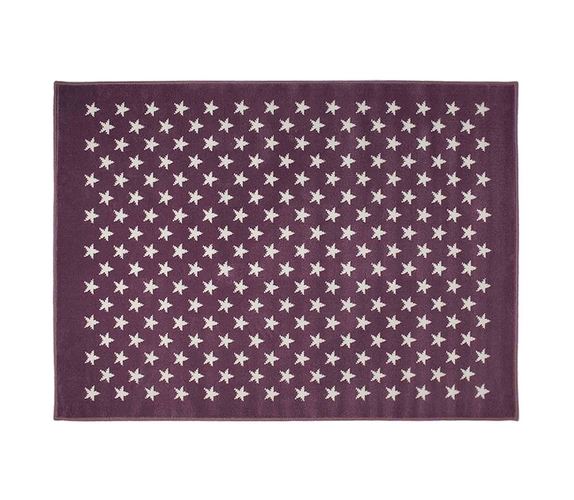 картинка Ковер акриловый Звезды Stars Purple (фиолетовый) 120*160 
