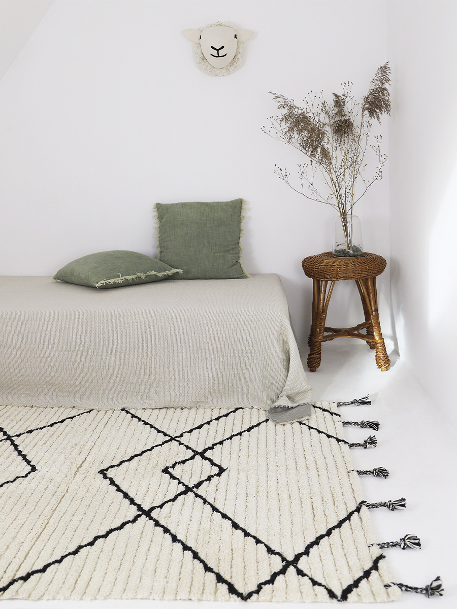 картинка Ковер ВИКТОР черный M 135х190