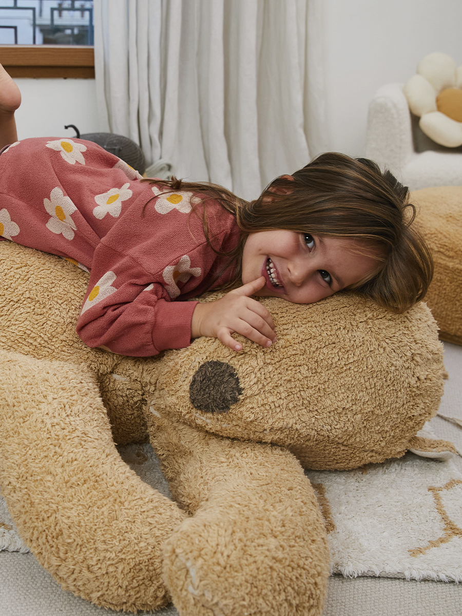 картинка Пуф Спящий мишка 30*100*70