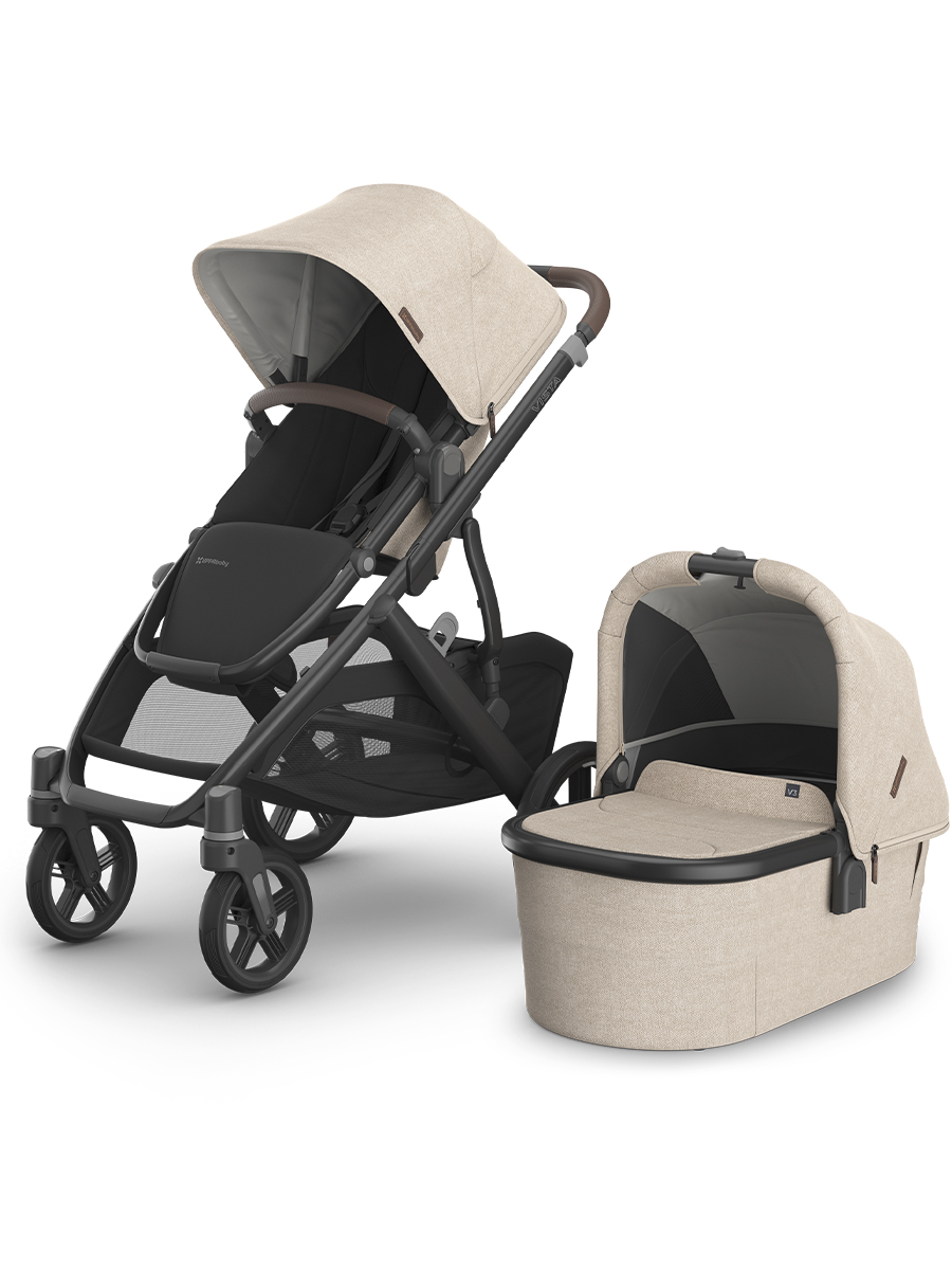картинка Коляска 2в1 UPPAbaby VISTA V3 LIAM бежевый на черном