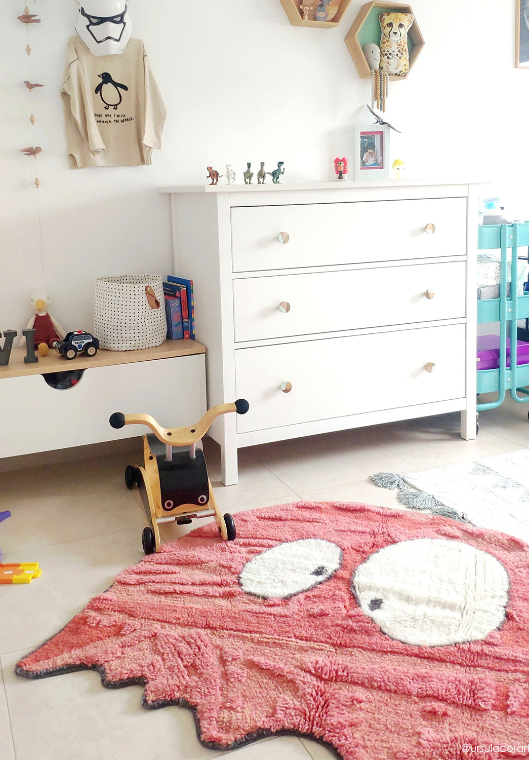 картинка Шерстяной стираемый ковер Ghosty 100*100