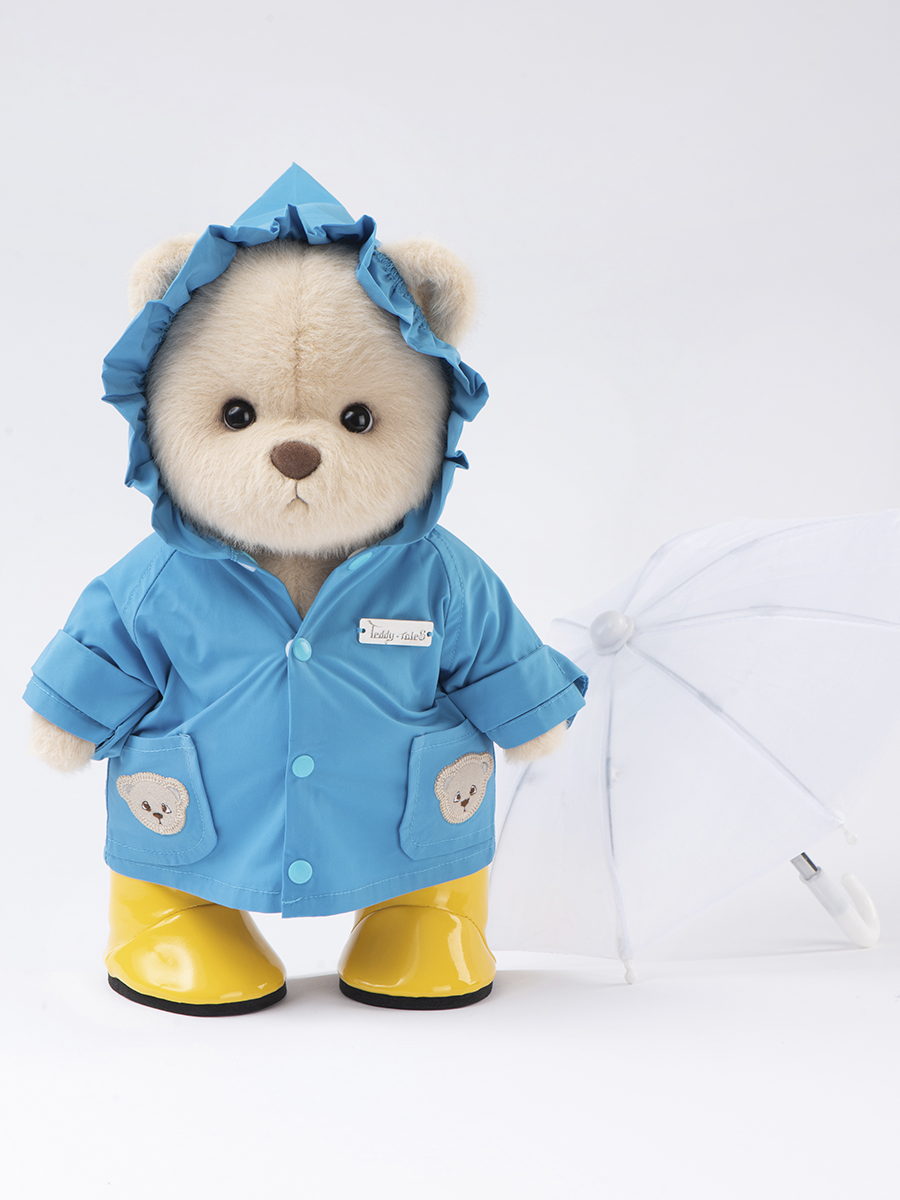 картинка Комплект "Синий дождевик"  M (с туфлями, зонтом)  