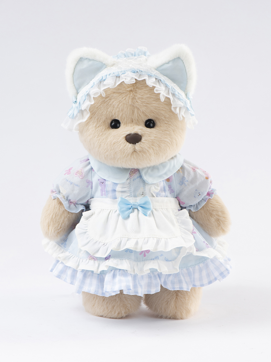 картинка Комплект "Бантики-сердечки" голубой М