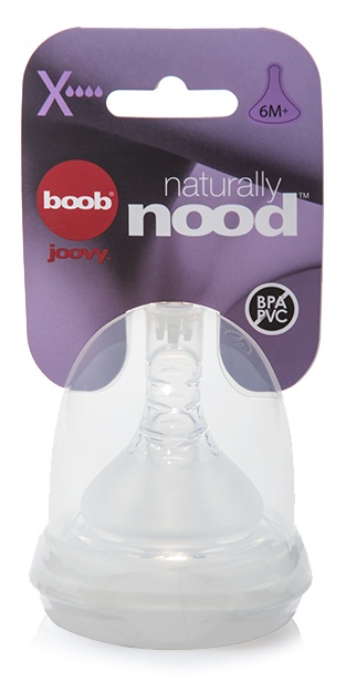 картинка Соска Naturally Nood Nipple X-Cut 6мес+