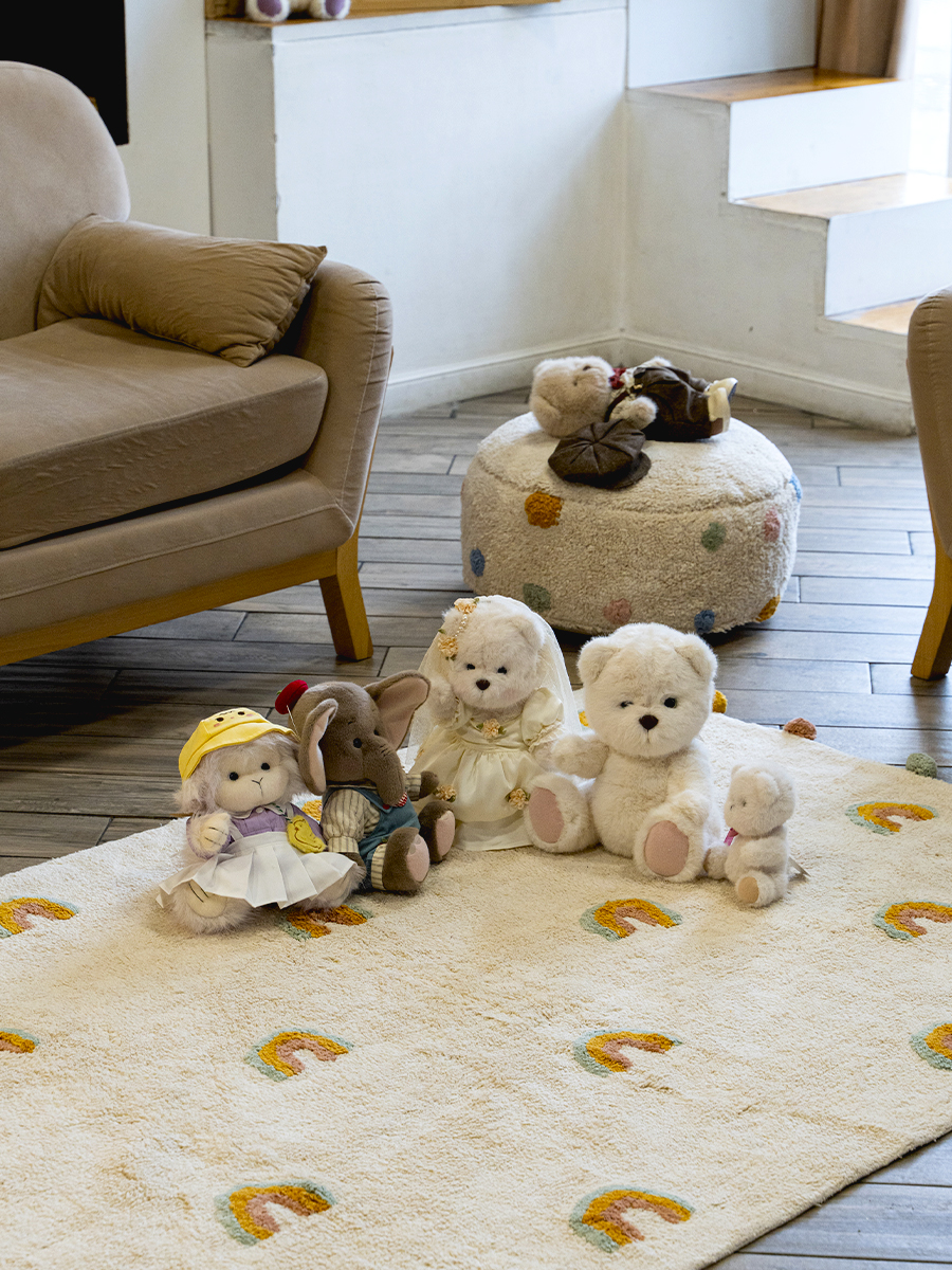 картинка Хлопковый ковер Lillaland Ретро радуги 70*120