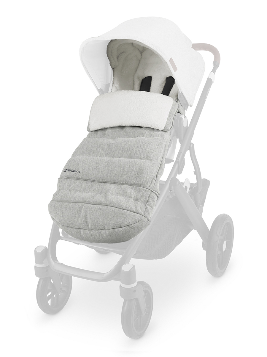 картинка Чехол-конверт утепленный с мехом UPPAbaby ANTHONY серая джинса