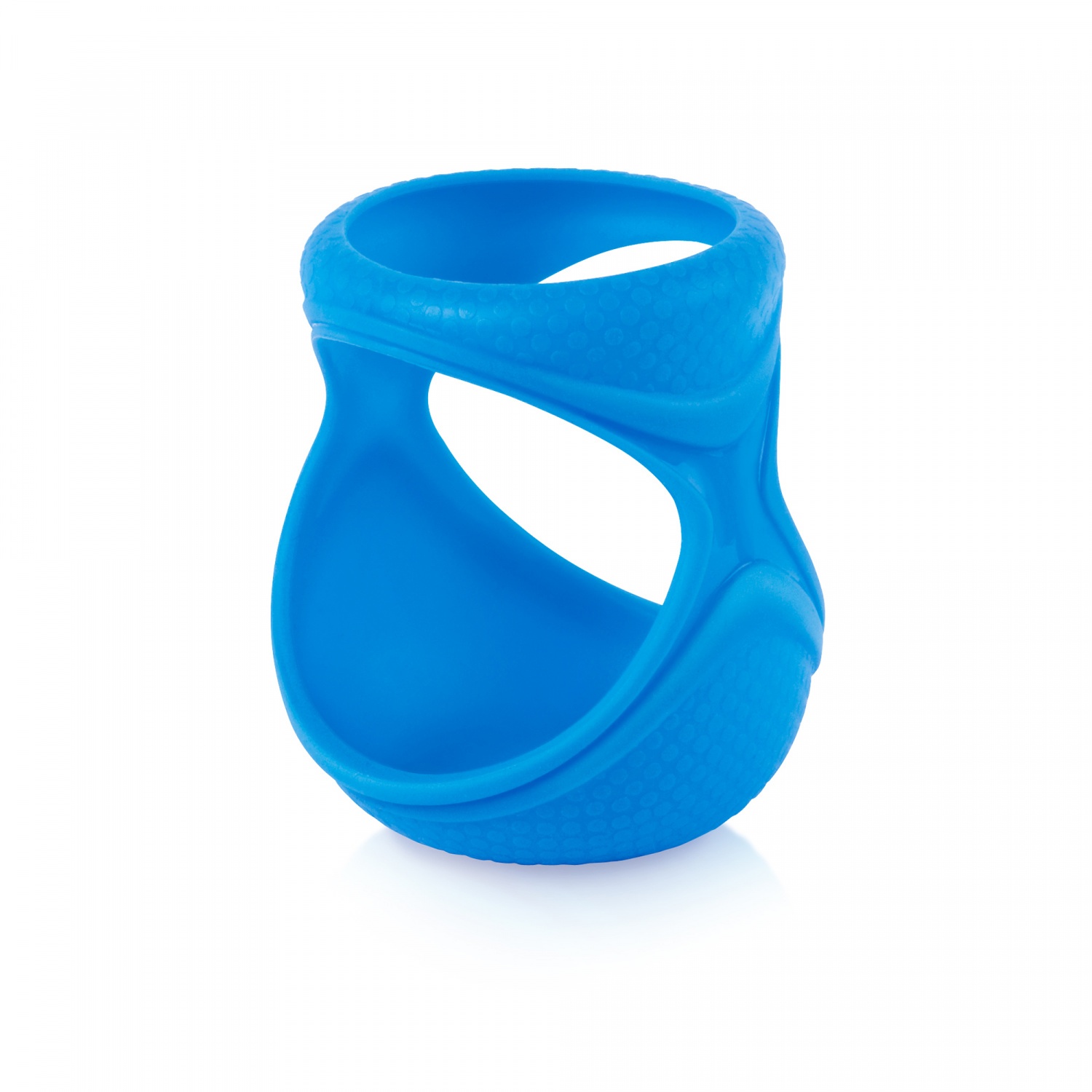 картинка Силиконовый чехол для бутылочки для кормления Boob Baby голубой