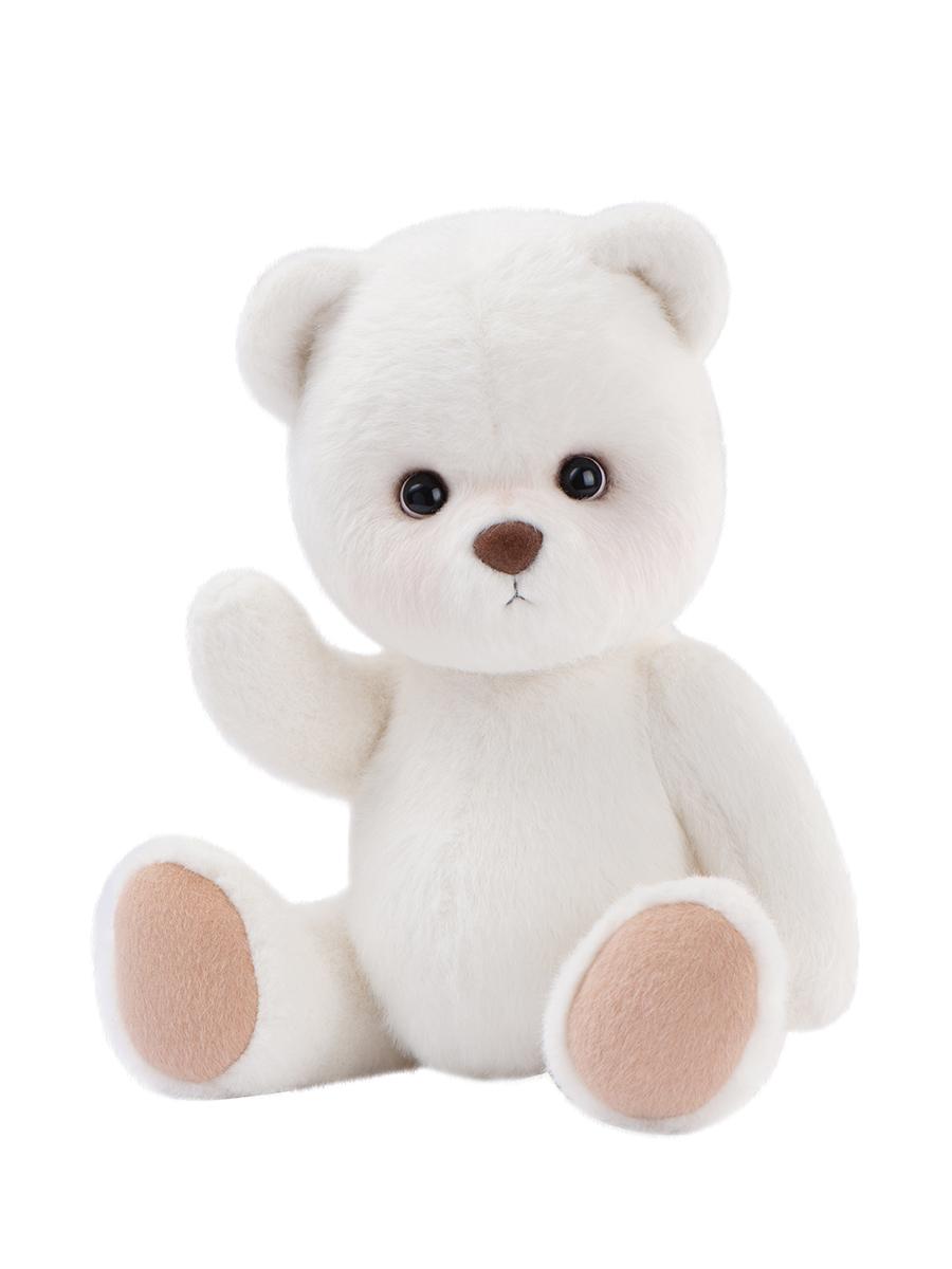 картинка Lina Медведь XS (±15 см) молочно-белый цвет  
