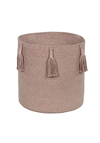 Корзина Древесный Винтажный нюдовый 30*30