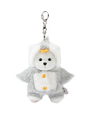 Lina Медведь белый в костюмчике Пингвин брелок  XS (±15 см)  