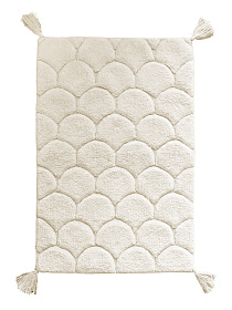 Хлопковый ковер Lillaland Узор чешуя натуральная 120*180
