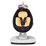 4moms mamaRoo New черная+Вкладыш Yellow/Cool Mesh