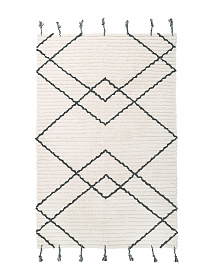 Ковер ВИКТОР черный S 100х150