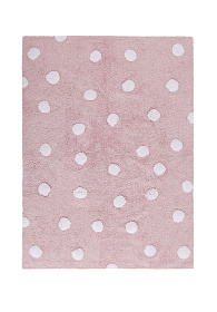 Ковер В горошек Polka Dots (розовый-белый) 120*160