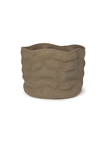 Корзина Точеный камень коричневая 30*25