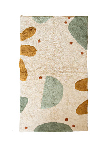 Хлопковый ковер Lillaland Растительный орнамент 70*120