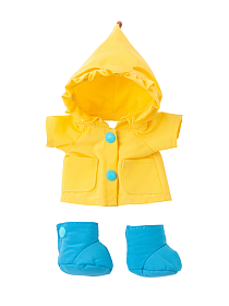 Комплект " Желтый дождевик и синие туфли" - брелок XS  