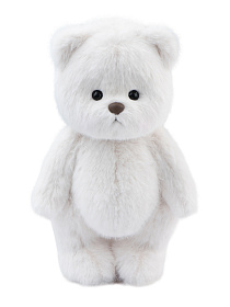 Lina Медведь (длинная шерсть) M (±30 см)  белый цвет  