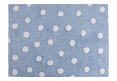 Ковер В горошек Polka Dots (голубой-белый) 120*160
