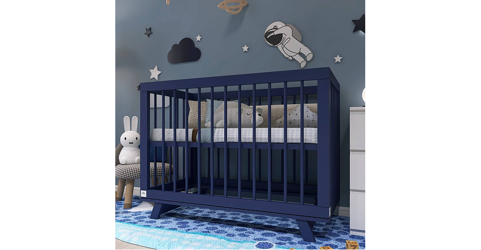 Кроватка для новорожденного Lilla - модель Aria Night Blue с доставкой ...