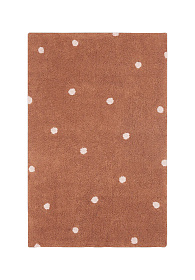 Ковер Горошек каштановый 100*150