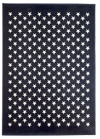 Ковер акриловый Звезды Stars Navy (синий) 120*160 