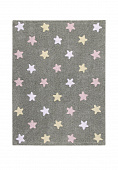 Ковер Триколор Звезды Stars Tricolor (серо-розовый) 120*160