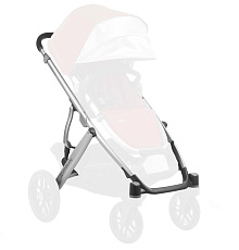 Шасси (Рамы) для коляски Vista 2018 серебро с черной кожаной ручкой