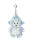 Lina Медведь молочный в костюмчике Акула брелок  XS (±15 см)  