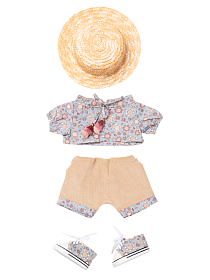 Комплект "Богемный" мужской M (с туфлями, шляпой)