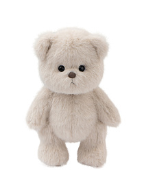 Lina Медведь (длинная шерсть) S (±20 см) 2025 молочный цвет  