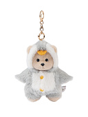 Lina Медведь молочный в костюмчике Пингвин брелок  XS (±15 см)  