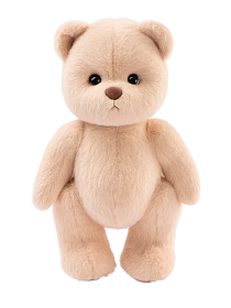 Lina Медведь (короткая шерсть) M (±30 см) молочный цвет  