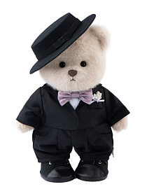 Lina Медведь молочный в Костюме Жениха  M (±30 см)  