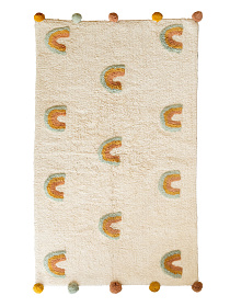 Хлопковый ковер Lillaland Ретро радуги 70*120