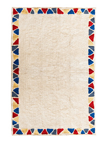 Хлопковый ковер Lillaland Геометрия красно-синий 120*180