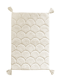 Хлопковый ковер Lillaland Узор чешуя натуральная 60*90