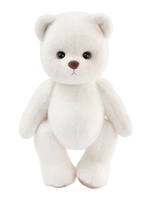 Lina Медведь (короткая шерсть) M (±30 см) белый цвет  