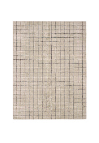 Шерстяной стираемый ковер Мозайка бежевый 230х300