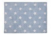 Ковер Звезды Stars  (голубой с белым) 120*160