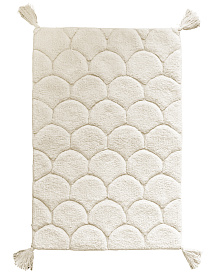 Хлопковый ковер Lillaland Узор чешуя натуральная 160*230