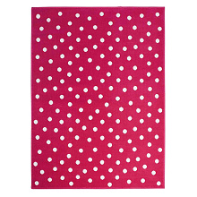 Ковер акриловый Горошек Dots Fuchsia (розовый) 120*160